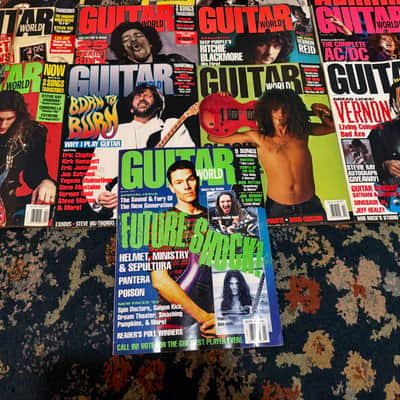21 Guitar world Magazines - 1990-1993 image 6