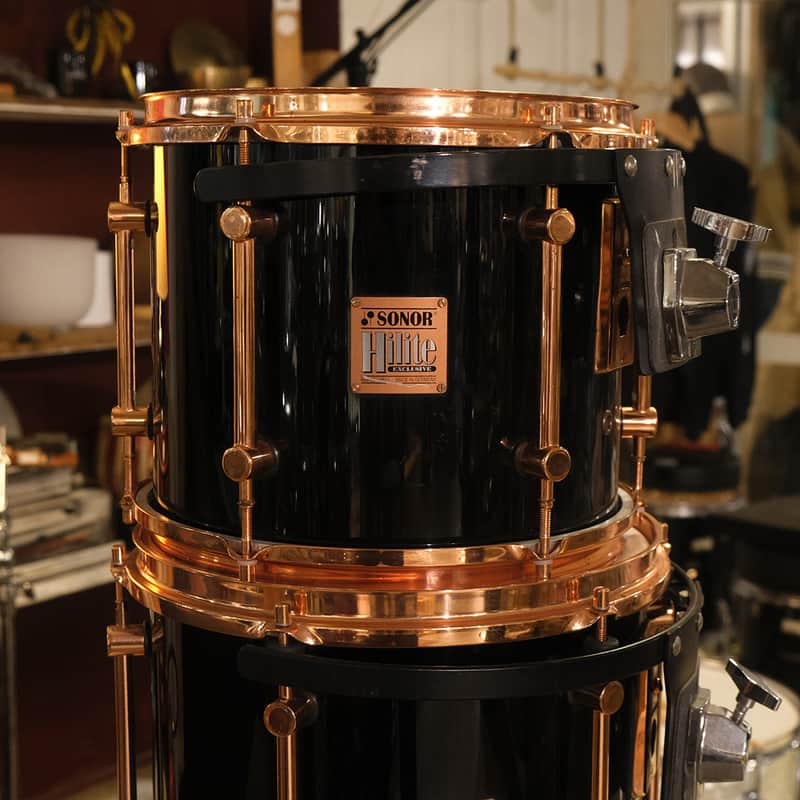 90s Sonor Hilite Exclusive 12×10 Tom tom Black