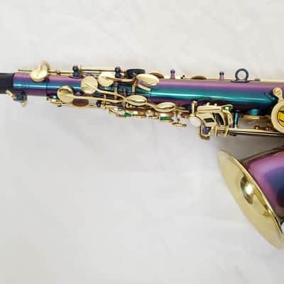 LA Sax Alto Saxophone, with high G key - Chameleon Color image 9