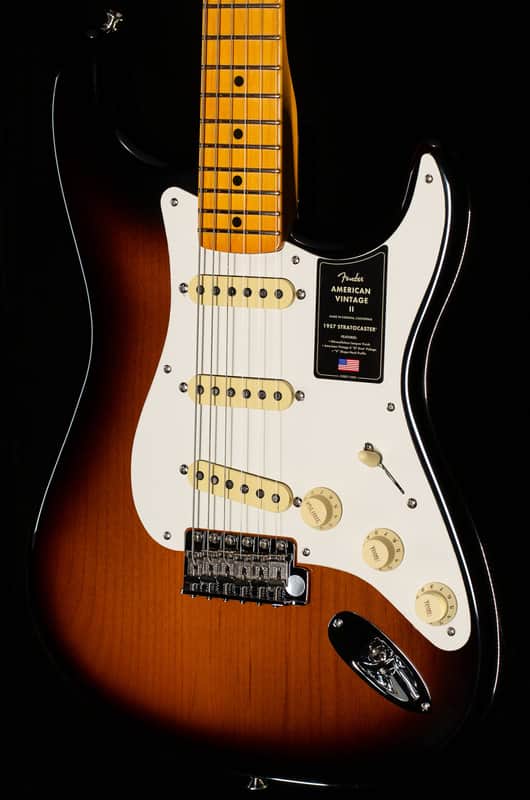Fender American Vintage II 1957 Stratocaster Maple Fingerboard 2-Color Sunburst (432) image 1