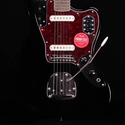 Squier Classic Vibe '70s Jaguar, Laurel FB, Black image 1