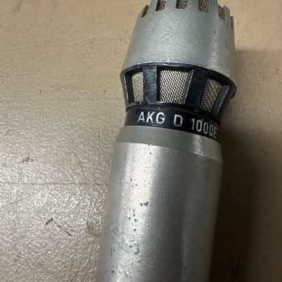 AKG D 1000E Cardioid Dynamic Microphone 1970s - Silver image 2
