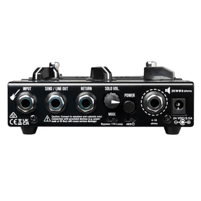 Hughes & Kettner StompMan Guitar 50-watt Amplifier Pedal Bundle with Polsen HPC-A30-MK2 Studio Monitor Headphones image 5