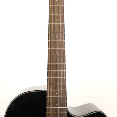 Jasmine JD39CE-BLK Dreadnought Acoustic Electric Guitar. Black Finish image 4