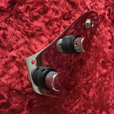 Prewired ‘62 Style Stacked Knobs Fender Jazz Bass Control Plate image 7