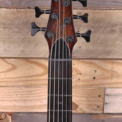 Ibanez SR506A 6-String Bass Mahogany Brown Burst Low Gloss image 6