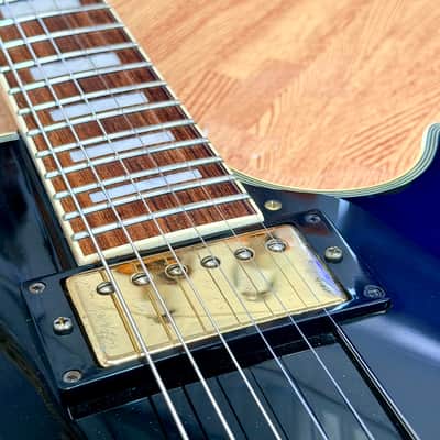 🔥2015🔥 Burny SRLC-55 Black Les Paul Custom~ Gold Hardware~ Japanese Import! image 6