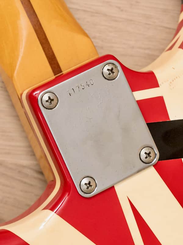 1984 Tokai Super Edition EVH Frankenstrat Vintage Striped | Reverb