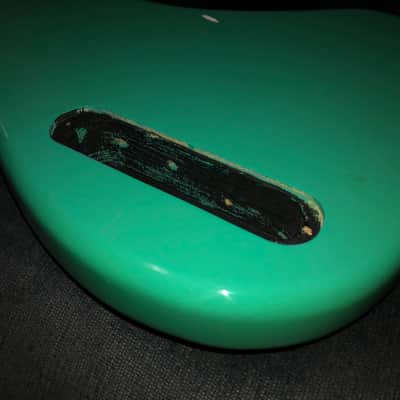 Seafoam Green bass guitar body image 10