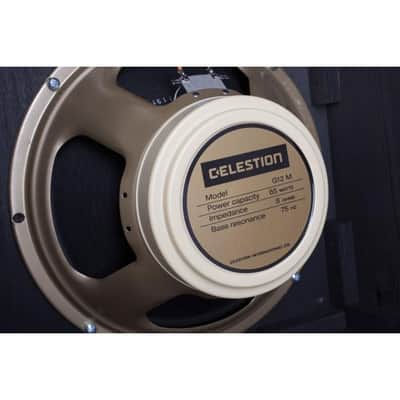 Victory Amps V212-VC Vertical Cabinet With Celestion G12M-65 Creambacks - Cream image 3