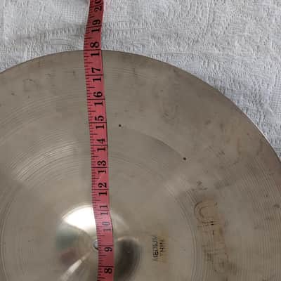 UFIP 18 in. Bravo Crash Medium Thin Cymbal 1980’s Video image 8