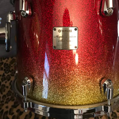 Yamaha Maple Custom Absolute 2000s - Candy Apple Fade image 6