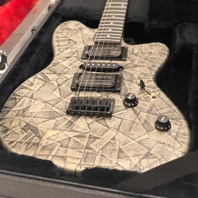 Ibanez NDM1 Noodles Signature 2003 in Taped Stained Gray with Original Case (NOS) image 2