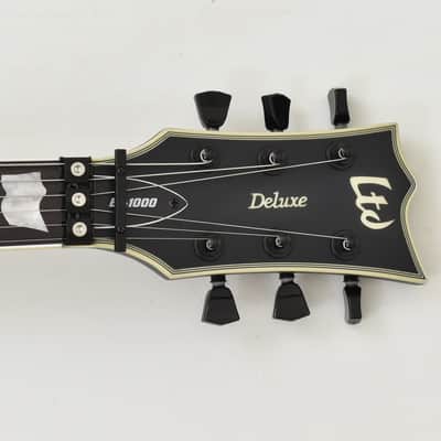 ESP LTD EC-1000 FR Satin Black Electric Guitar B-Stock image 4