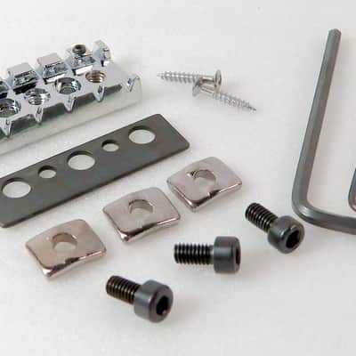 Locking Nut Chrome Floyd Rose ® Type Adjustable Chrome 42.5mm Complete Kit image 2