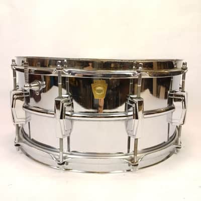 Ludwig 402 Supraphonic 6.5x14"Snare Drum Keystone Badge 7/67 Supra-Phonic 529137 image 1