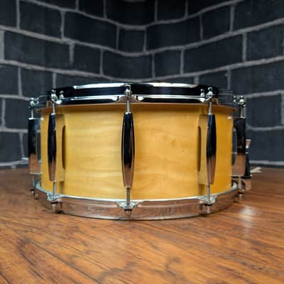 Custom Maple 6.5"x14" Snare Drum – 10‑Ply Maple Shell – Tung Oil Finish – Die‑Cast Long Lugs – Stick Saver Hoops – 10‑Lug Precision image 6