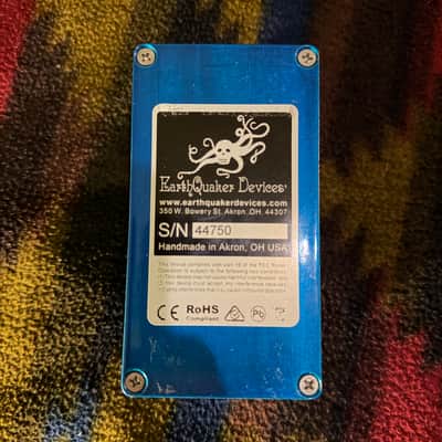 EarthQuaker Devices Plumes Small Signal Shredder 2019 - Present - blue sparkle image 2