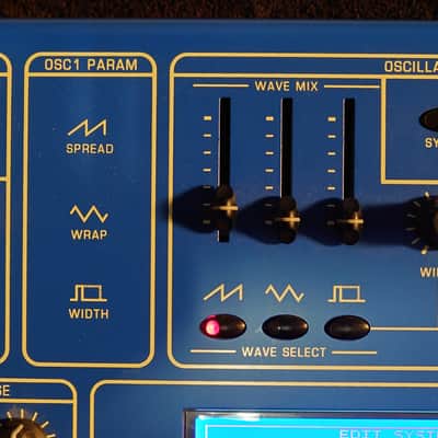 Oberheim OB-12 49-Key 12-Voice Synthesizer 2000 - Blue - LCD REPLACED! image 8