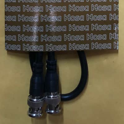 Hosa BNC-59-103 BNC to Same 75-Ohm Coaxial Cable - 3' - Black image 3