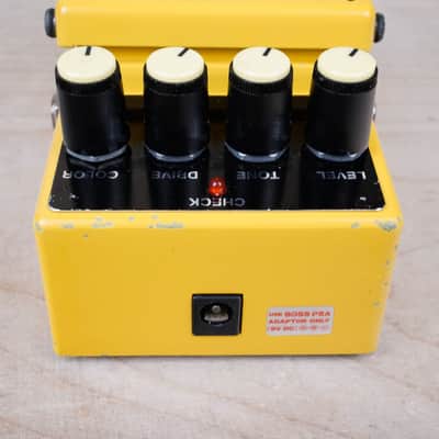 Boss OS-2 Overdrive Distortion Pedal 2007 Yellow image 7