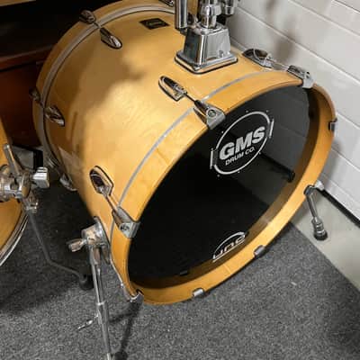 GMS SL series 5pc drums 10/12/14/20” w/ 14”x5.5” snare Natural birch image 6