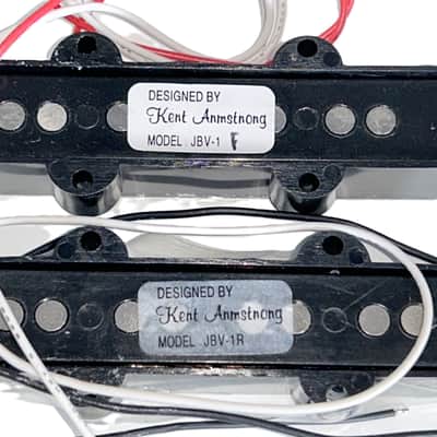 Kent Armstrong Kent Armstrong JBV-1R and JB-1F Jazz Bass Pickup Set 4-String image 7