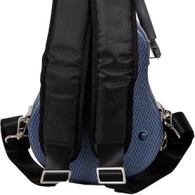 Soprano Ukulele, Super lightweight ABS Molded Hard Case in Blue image 3