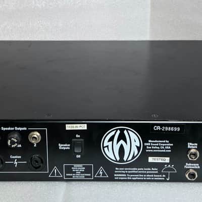 SWR 550X 550-watt Hybrid Rack Bass Guitar Amp Head image 4