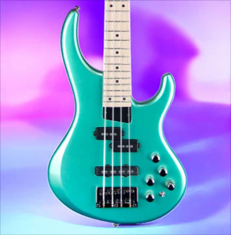 MTD Kingston Kingston LK4 Mystic Seafoam Gloss, Maple Fretboard image 1