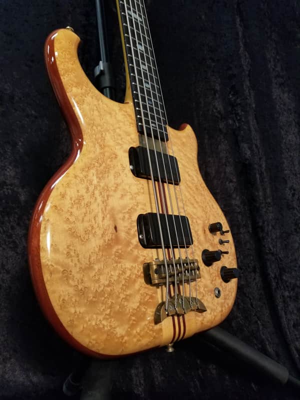 Alembic  Distallate 5 Bass - 1987 Natural - Birds Eye Maple - image 1