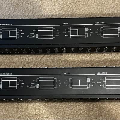 [PAIR] Neutrik NYS-SPP-L1 48-Point TRS Patchbay 2010s - Black image 4