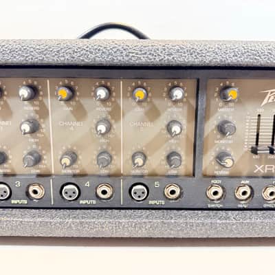 Peavey XR-500C Powered Mixer Amplifier – Vintage USA 5-Channel PA Head 1980's image 3