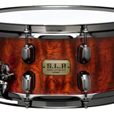 Tama LGB1465 SLP G Bubinga Snare Drum Quilted Bubinga Black Nickel image 1