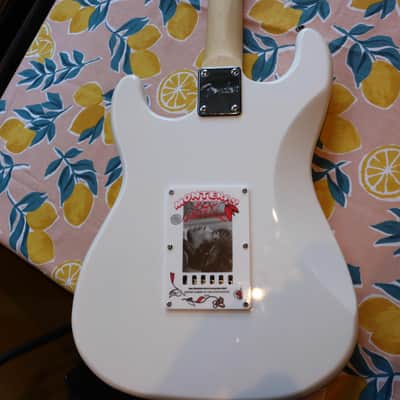 Hendrix reverse neck Stratocaster Olympic white 1 off custom model image 8