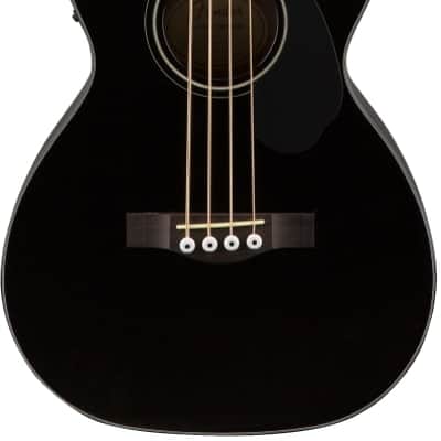 Fender CB-60SCE Acoustic Bass. Laurel FB, Black image 9