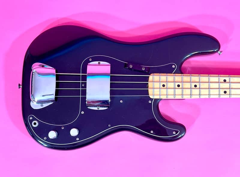 Fender Precision Bass 1979 1981 - Black 100% original clean! image 1