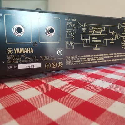 Yamaha E1010 Rack Analog Delay 1980s - Black image 4