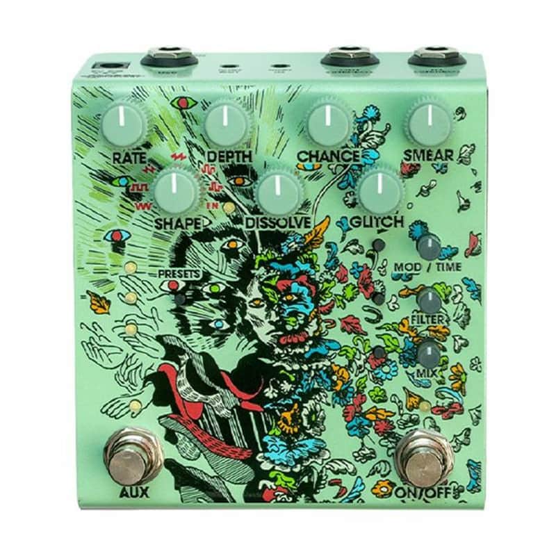 Old Blood Noise Endeavors Parting Glitch Delay/Reverb & Crushing Modulation Effects Pedal (green)