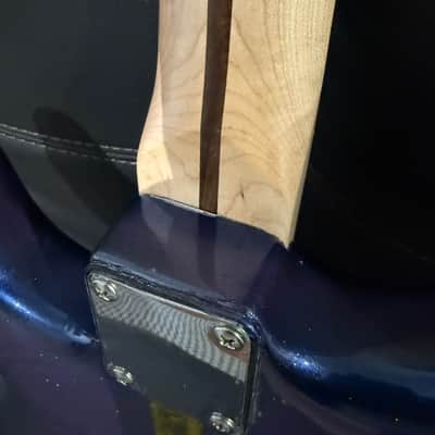 Custom Airbrushed Partscaster Stratocaster  - Airbrushed Purple Burst image 11