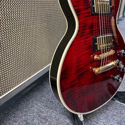 Gibson Custom Shop '68 Les Paul Custom Reissue 2007 - Red Tiger image 5