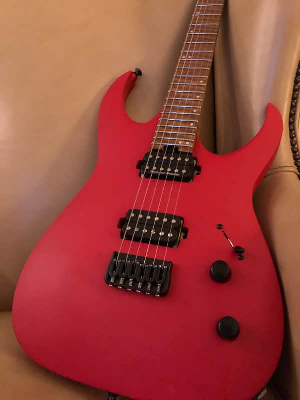 Jackson USA Signature Misha Mansoor Juggernaut HT6 W/Seymour Duncan Upgrades, Satin Red image 1