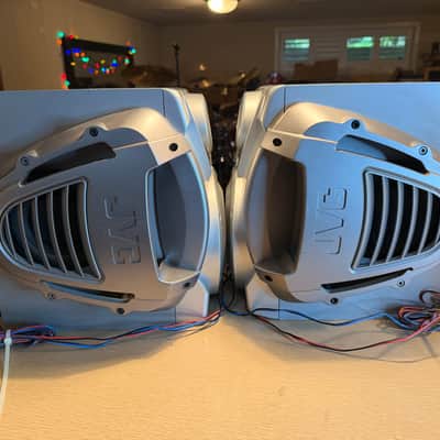 Rare JVC MX-G50 Extended Super Bass Compact Stereo 2 Speakers Only Tested Nice! image 7