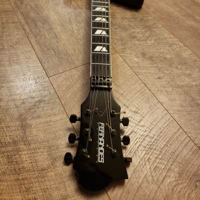 Rare Fernandes Vertigo Elite in Satin Black w/sustainer Pickup image 3