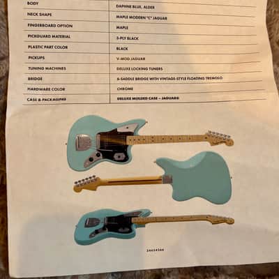 Fender Mod Shop Jaguar 2022 PLUS Free Matching Accessories image 13