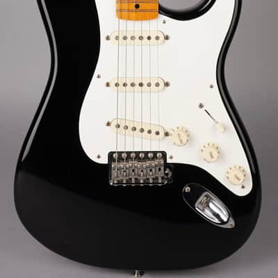 Fender '57 American Vintage Reissue Stratocaster - 2011 - Black over Daphne Blue w/OHSC image 2