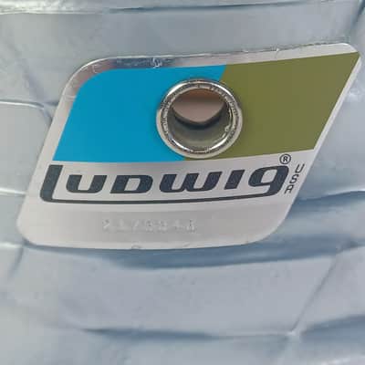 Ludwig 5.5x8" Sky Blue Pearl Tom/Concert Drum 6Ply Maple Vintage 80s B/O#2173348 image 2