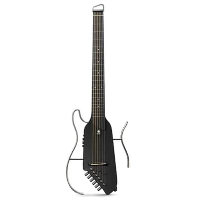 Donner HUSH™ I Acoustic-Electric Travel Guitar - Black image 2