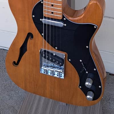 HARLEY BENTON VT SERIES TE-69TL SEMI HOLLOWBODY ELECTRIC GUITAR W/BAG image 4