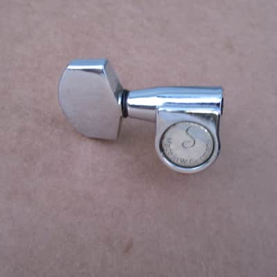 1 Single Vintage Schaller Tuner Treble Side Made in Germany image 1